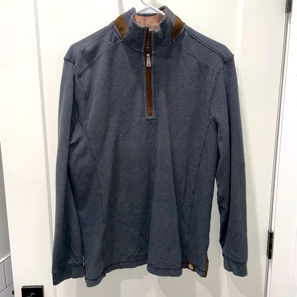 Mens Thaddeus Quarter Zip Sweater